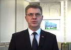 Город-побратим Минск поздравил Новосибирск с открытием стелы «Город трудовой доблести»